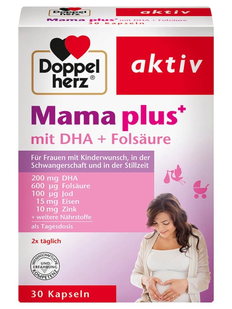 Vitamin tổng hợp cho bà bầu Doppelherz Aktiv Mama Plus