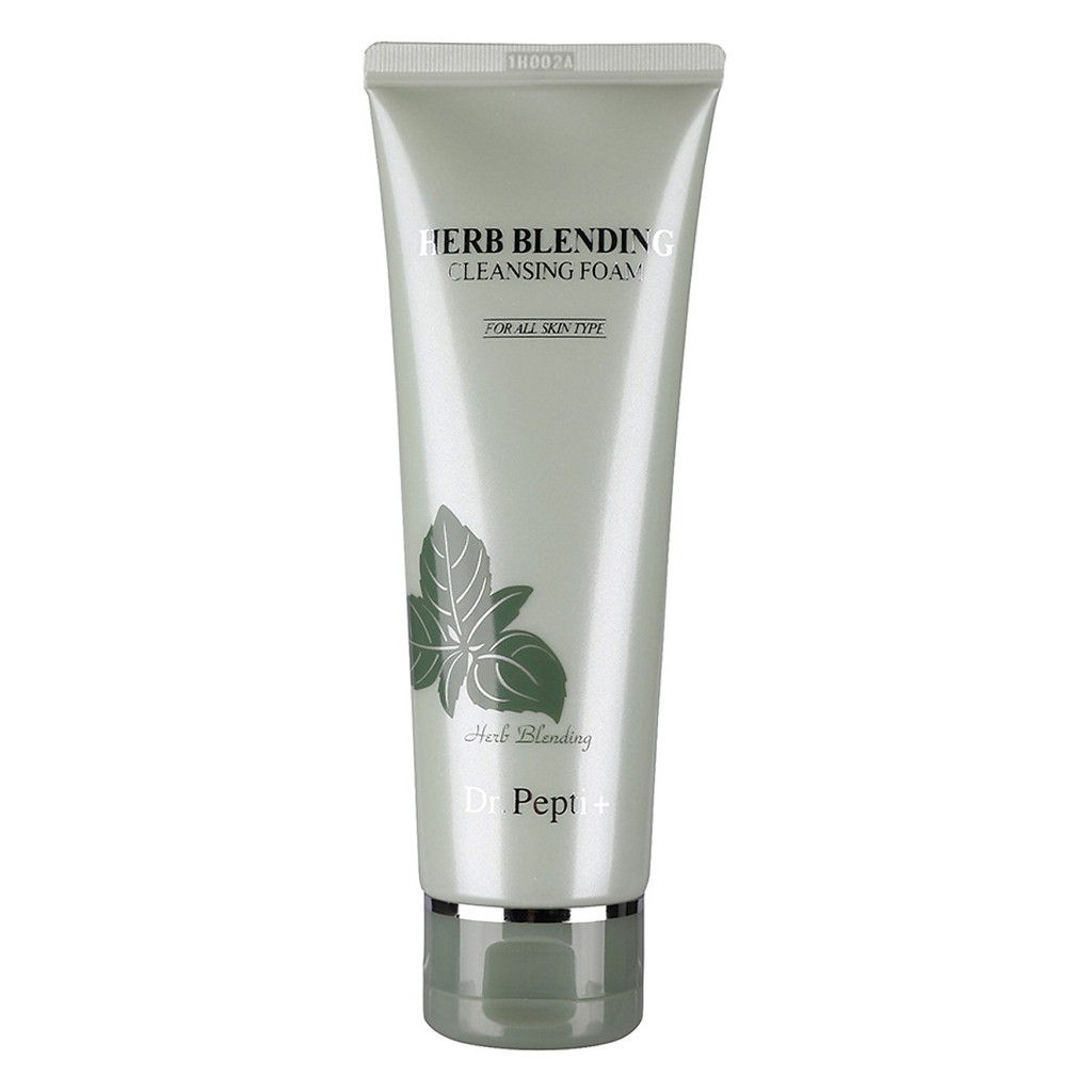 sữa rửa mặt Dr Pepti bạc hà Herb Blending Cleansing Foam