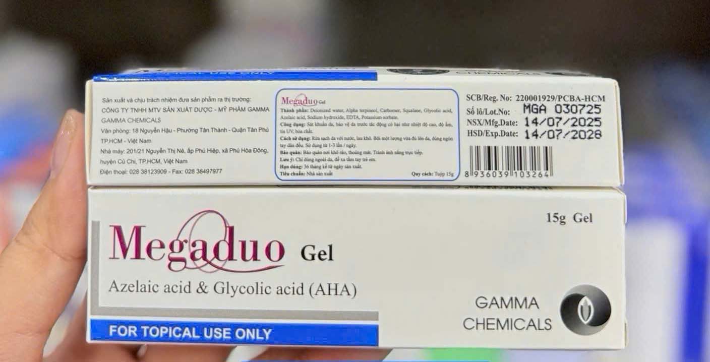 Kem hỗ trợ giảm mụn Megaduo Gel 15gr