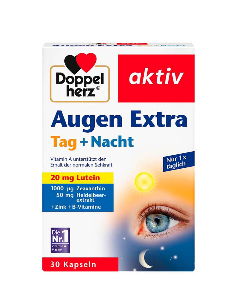 Viên uống bổ mắt Doppelherz Augen Extra mẫu mới