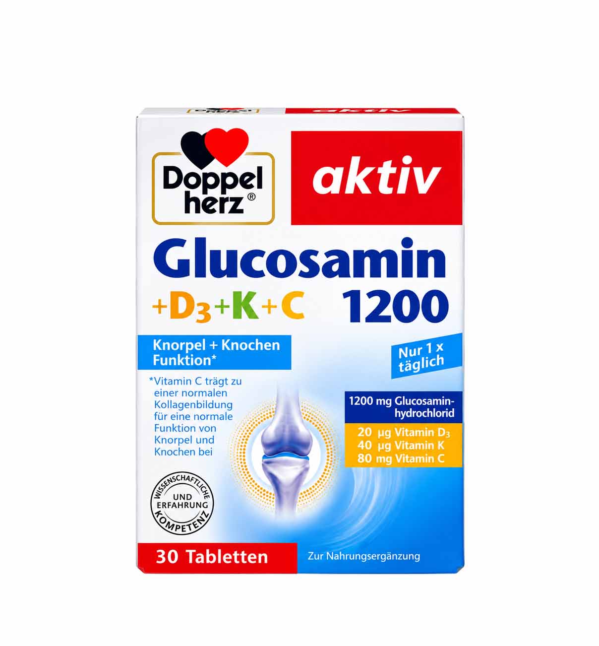 Viên uống hỗ trợ xương khớp Doppelherz Gelenk 1200 mẫu mới