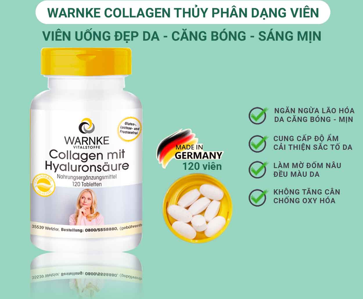 collagen mit hyaluronsäure warnke