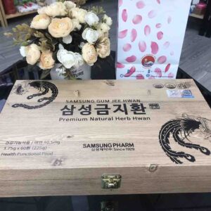 An Cung Ngưu Hoàng Hoàn hộp gỗ 60 viên SAMSUNG GUM JEE HWAN