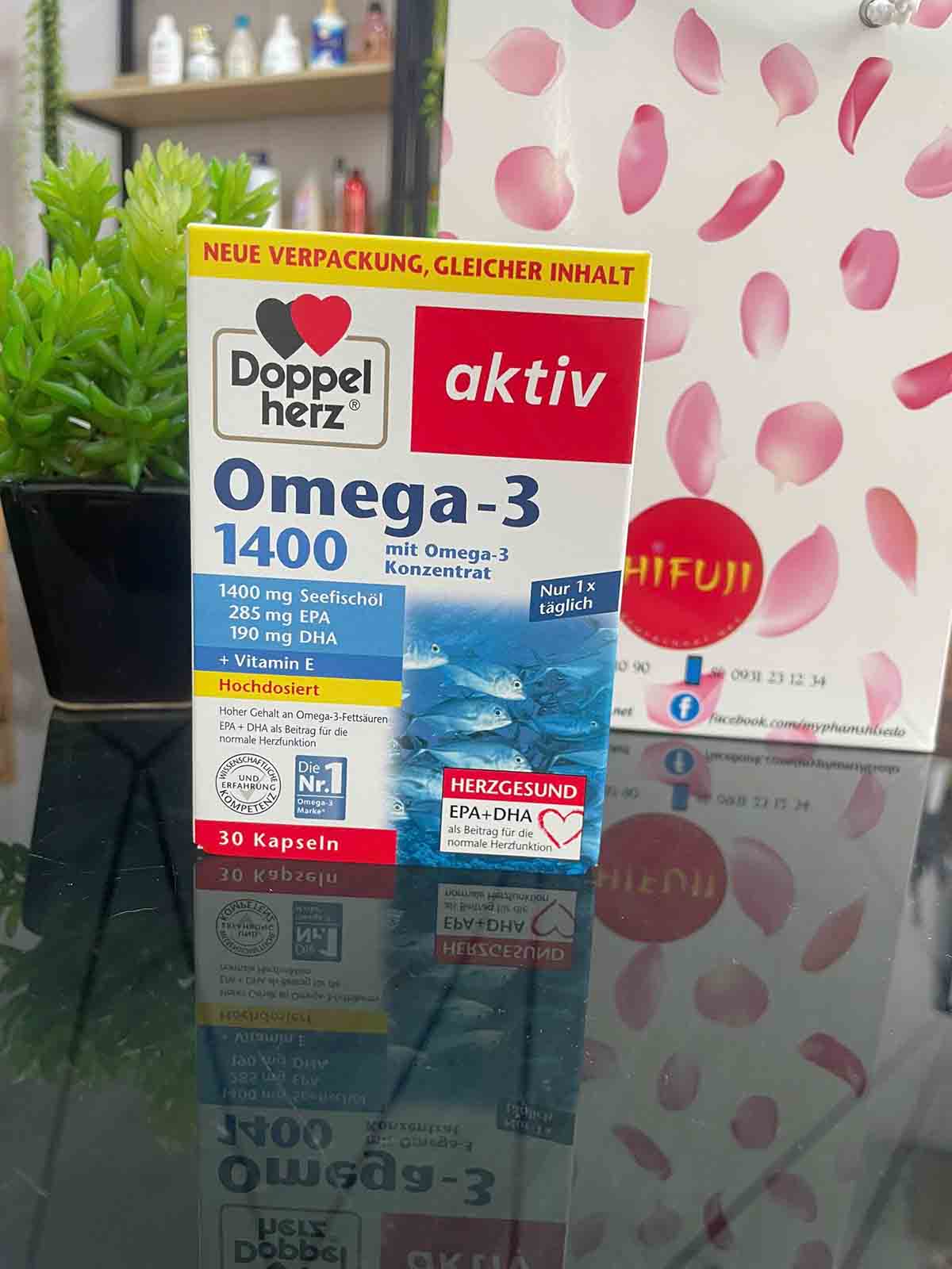 Dầu cá Omega 3 1400 Doppelherz 30 viên của Đức
