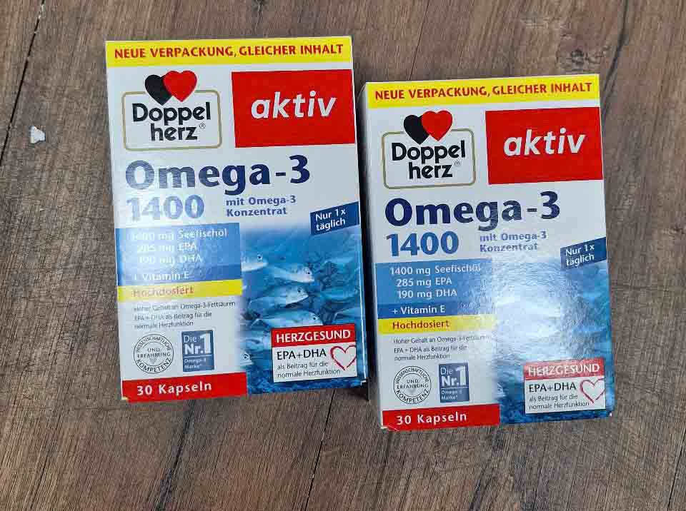 Dầu cá Omega 3 1400 Doppelherz mẫu mới