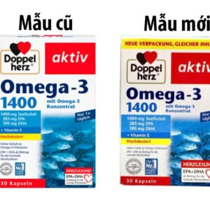 Omega 3 1400 Doppelherz mẫu mới