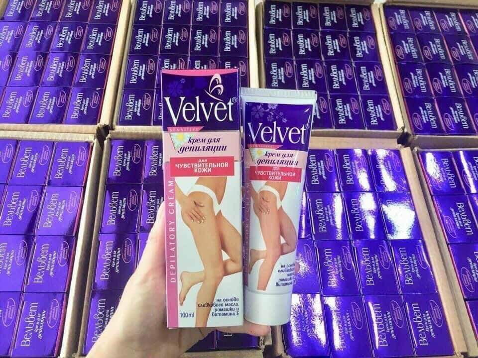 Công dụng của kem triệt lông Velvet của Nga