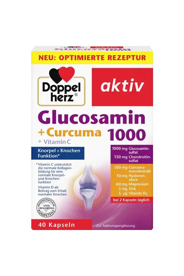 Viên hỗ trợ khớp Doppelherz Aktiv Gelenk 1000 của Đức 40 viên