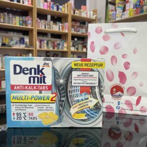 Viên tẩy máy giặt Denkmit Đức hộp 60 viên