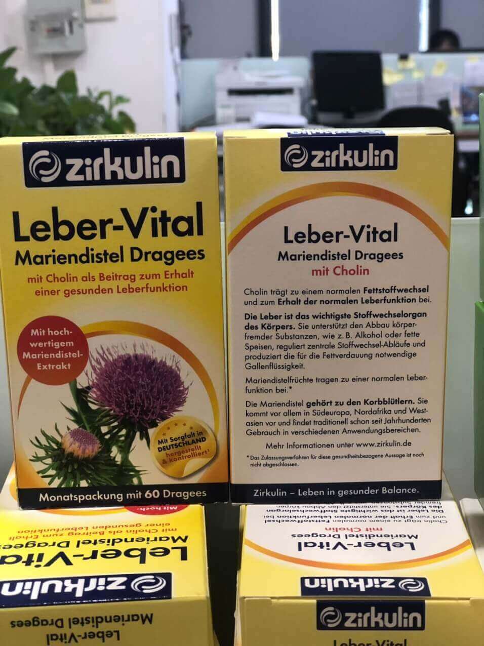 Zirkulin Leber Vital có công dụng gì?
