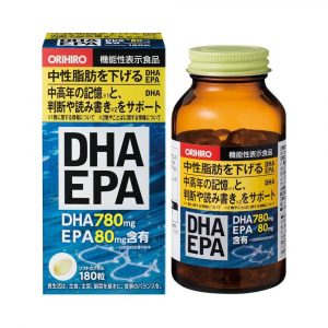 Viên uống Orihiro Dha Epa 180 viên
