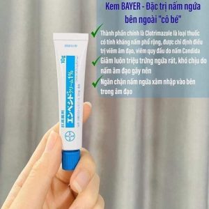 Công dụng của kem trị nấm âm đạo Nhật