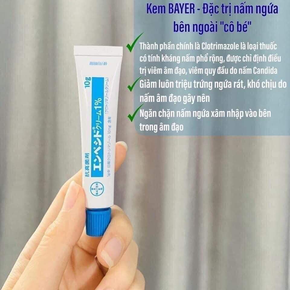 Công dụng của kem trị nấm âm đạo Nhật