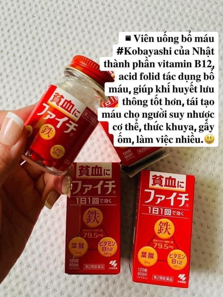 Viên uống bổ máu Faichi Kobayashi có tốt không?