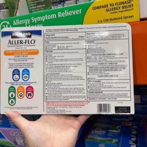 REVIEW thuốc xịt trị viêm xoang Kirkland Aller-Flo