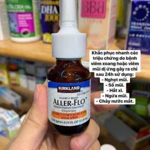 Công dụng của thuốc xịt trị viêm xoang, viêm mũi dị ứng Kirkland