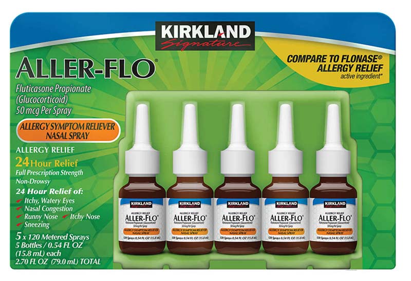 Thuốc xịt xoang Aller Flo Kirkland bộ 5 lọ chính hãng Mỹ