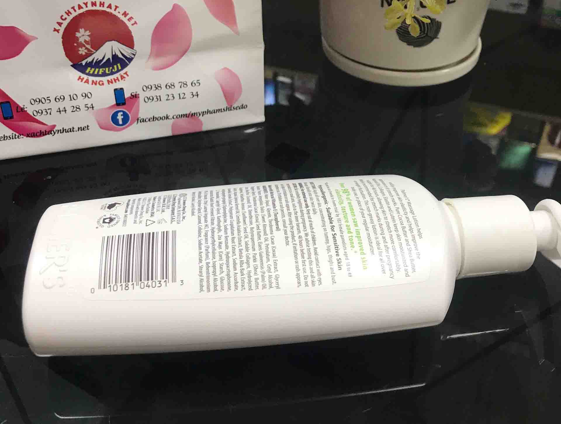 Lotion chống rạn cho bà bầu Palmer Cocoa Butter Formula