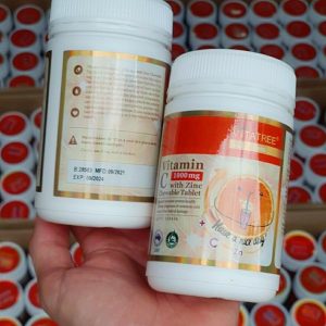 REVIEW Viên nhai tăng đề kháng Vitatree Vitamin C 1000mg+ Zinc
