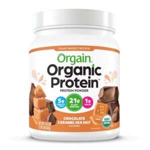 Bột hữu cơ Orgain Chocolate Caramel Sea Salt