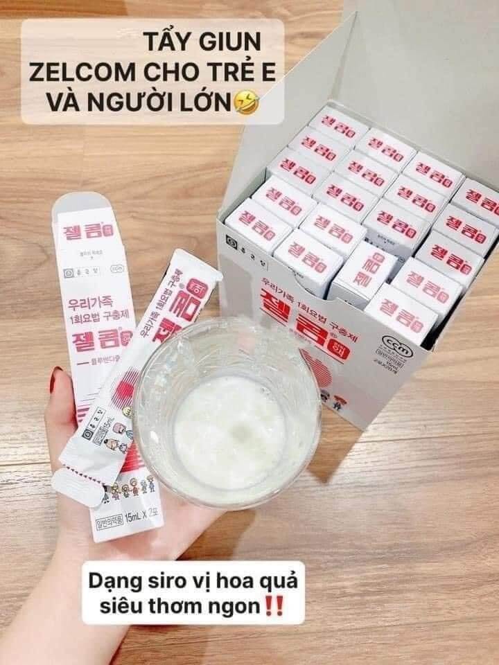 Review thuốc tẩy giun Zelcom