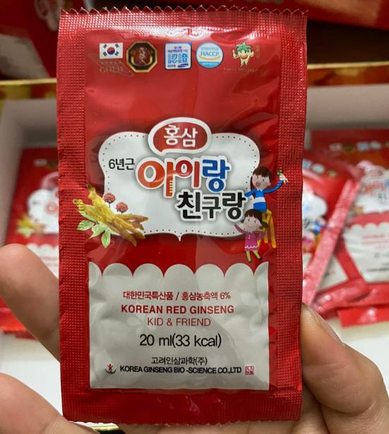 Hồng sâm hươu cao cổ cho bé có tác dụng gì?