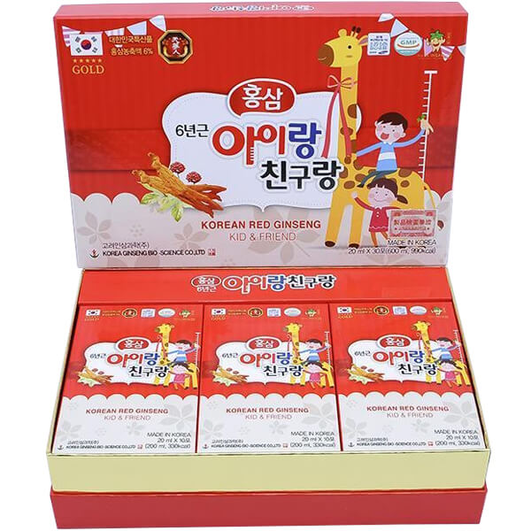 Nước hồng sâm hươu cao cổ cho bé Bio Hàn Quốc chính hãng