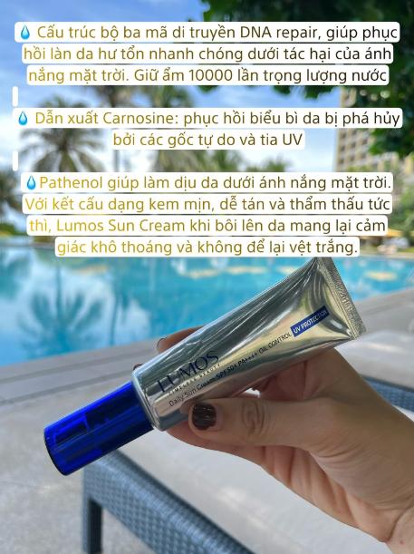 Kem chống nắng Lumos có tốt không?