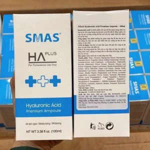 Công dụng SMAS HA Plus Hyaluronic Acid Premium Ampoule 100ml
