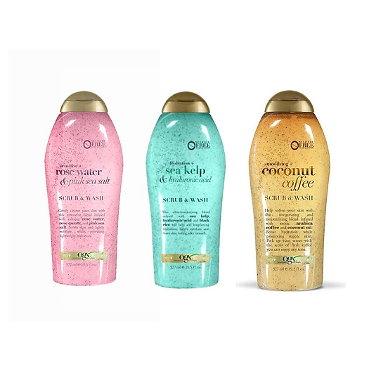 Sữa Tắm OGX Tẩy Tế Bào Chết Scrub & Wash 577ml Mỹ