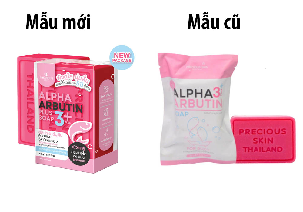 Xà phòng Alpha Arbutin Soap 3 Plus kích trắng da mẫu mới (2)