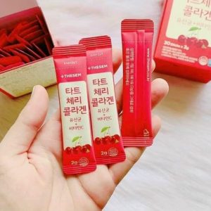 Bột Collagen Cherry TheSem Hàn Quốc 30 gói - Ảnh 4
