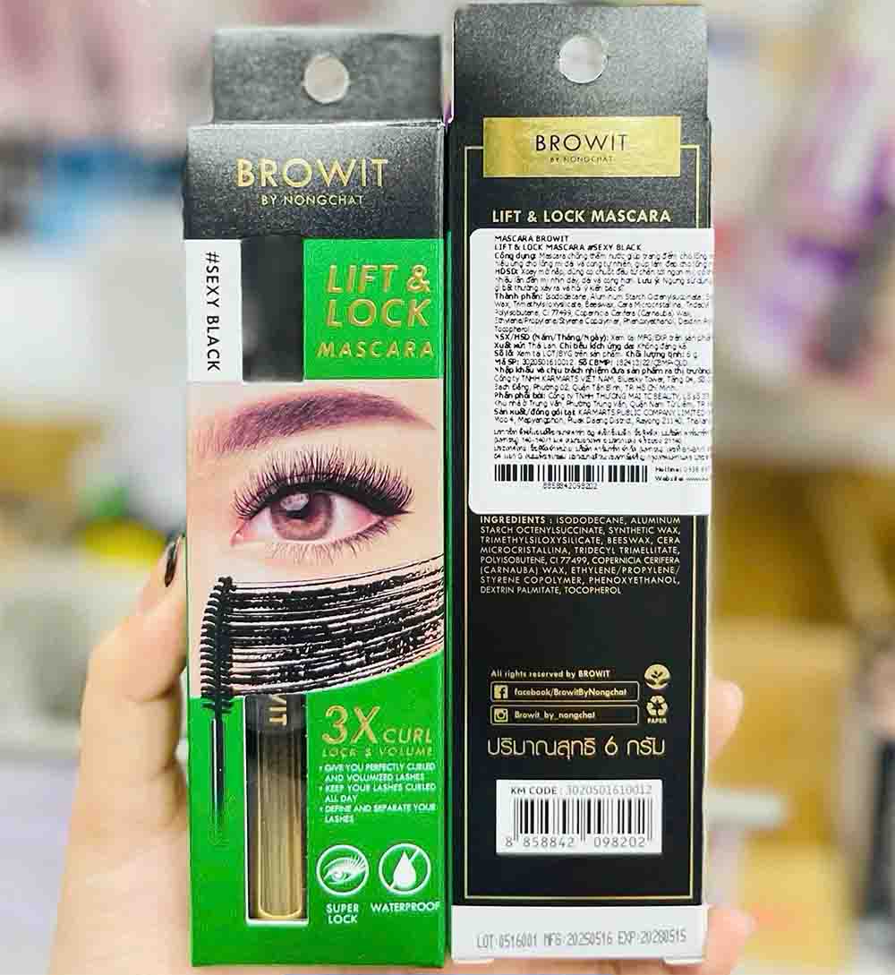 Chuốt Mi Mascara Nongchat 3x curl