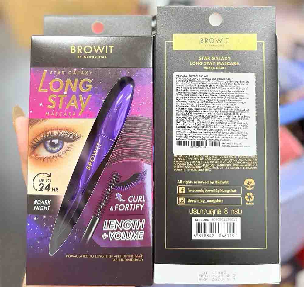 Chuốt Mi Mascara Nongchat dark night