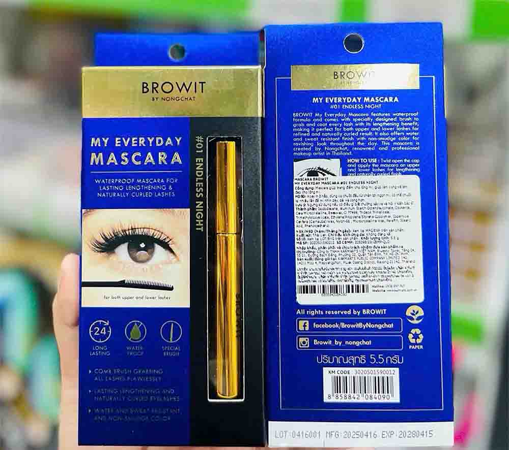 Chuốt Mi Mascara Nongchat xanh dương