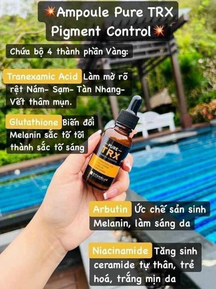 Serum trắng da KYUNG LAB PURE TRX PIGMENT CONTROL có tốt không?