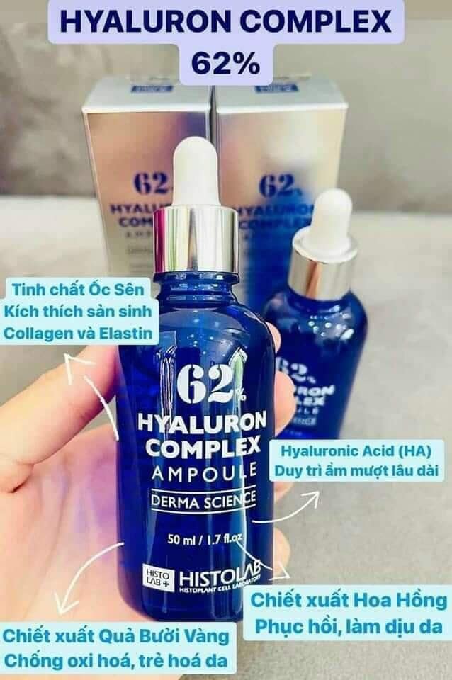 Công dụng của serum 62% Hyaluron Complex