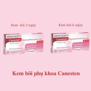 Thuốc bôi Canesten có mấy loại?