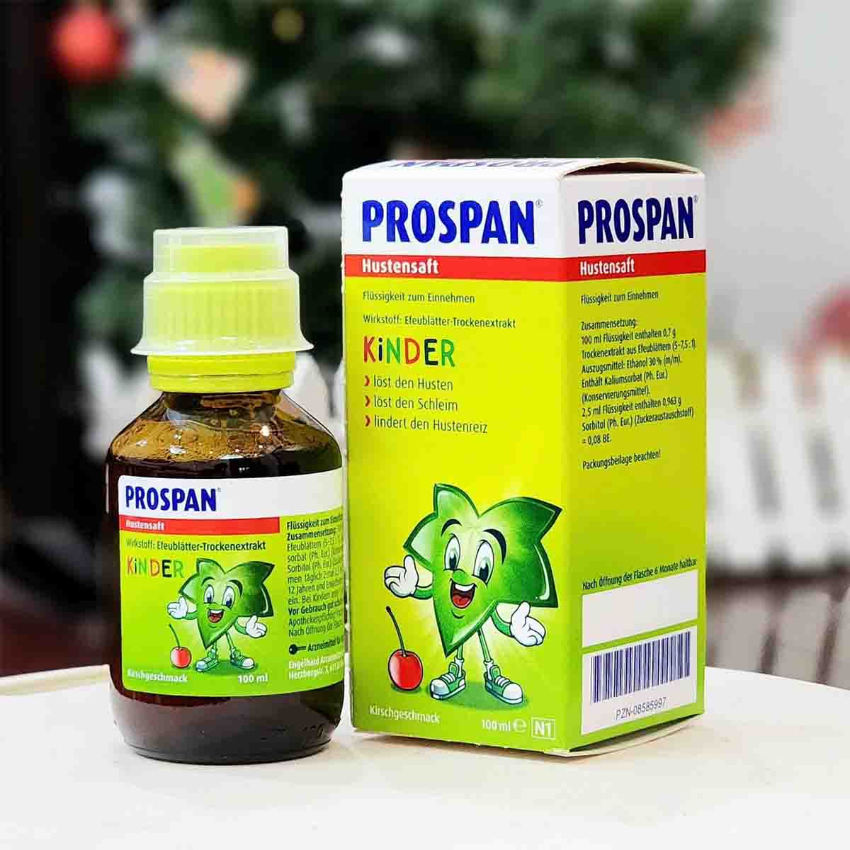 Nước uống Prospan của Đức 100ml mẫu mới