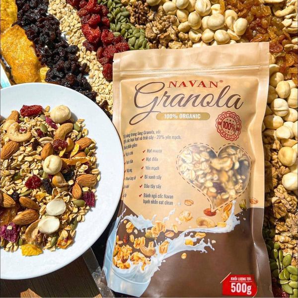 Giới thiệu sản phẩm ngũ cốc Granola Navan