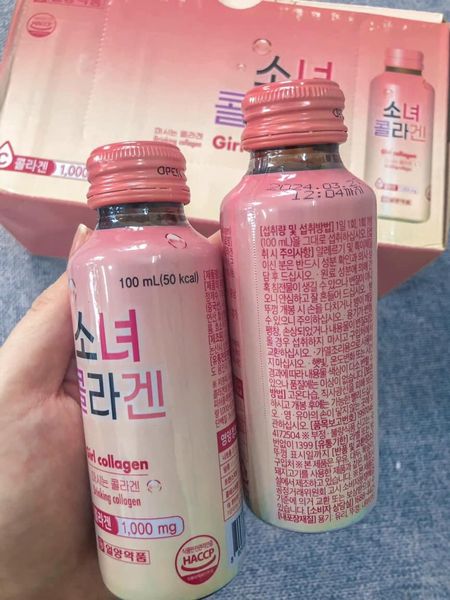 Nước uống Girl Collagen Hàn Quốc 10 chai chính hãng - Ảnh 3