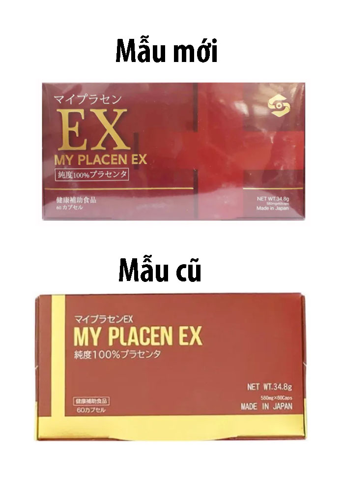 Viên Nhau Thai Tươi My Placen EX mẫu mới