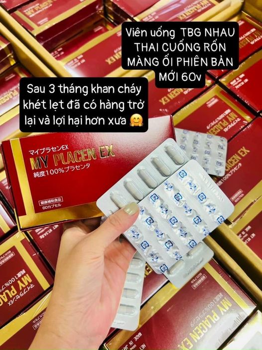 Giới thiệu viên uống nhau thai tươi tế bào gốc My Placen Nhật Bản