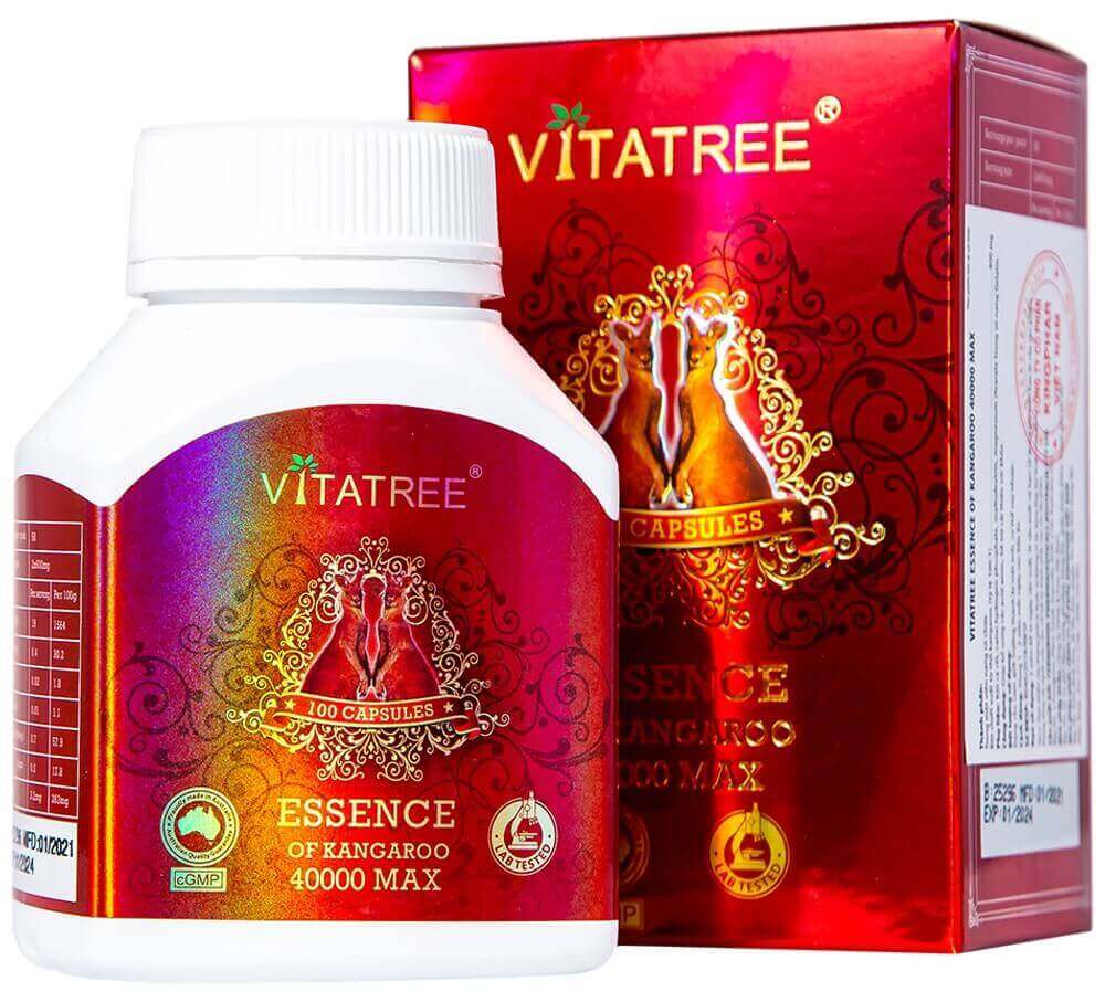 Viên Uống tăng cường sinh lý Vitatree essence of kangaroo 40000 max (pro)