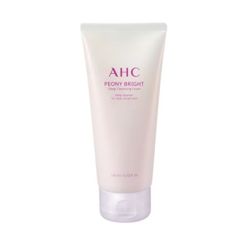 Sữa rửa mặt làm sáng da AHC Peony Bright Deep Cleansing Foam 140ml:
