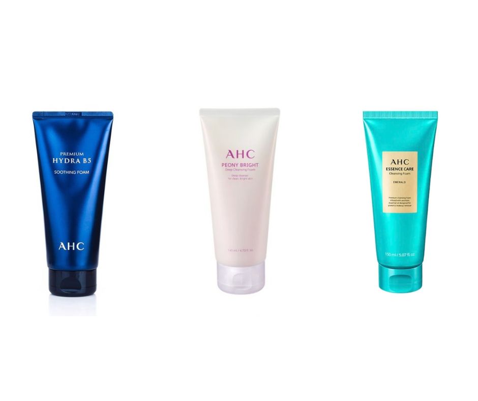 Các loại Sữa rửa mặt AHC chính hãng