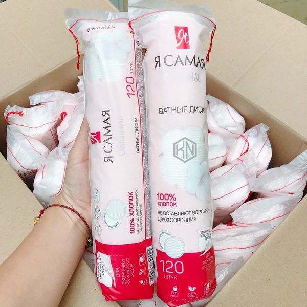 Bông tẩy trang Rcamar Nga có gây kích ứng da không?