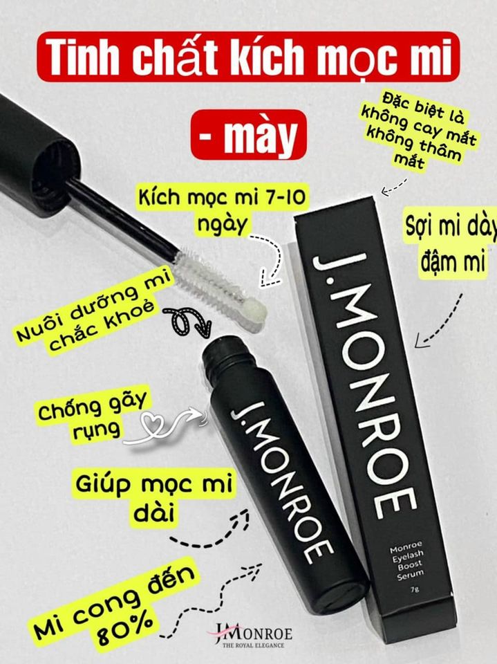 Dưỡng dài mi J.Monroe có tốt không?