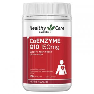 Viên uống bổ tim Úc Healthy Care Coenzyme Q10 150mg 100 viên