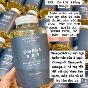 Công dụng của Omega 3 Myvitamins 990mg